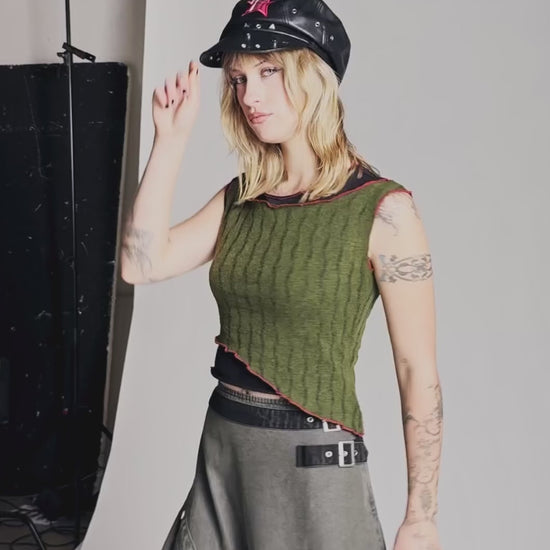 Black Friday - Punked Out Slouch Cap - black