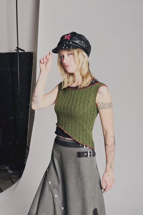 Black Friday - Punked Out Slouch Cap - black