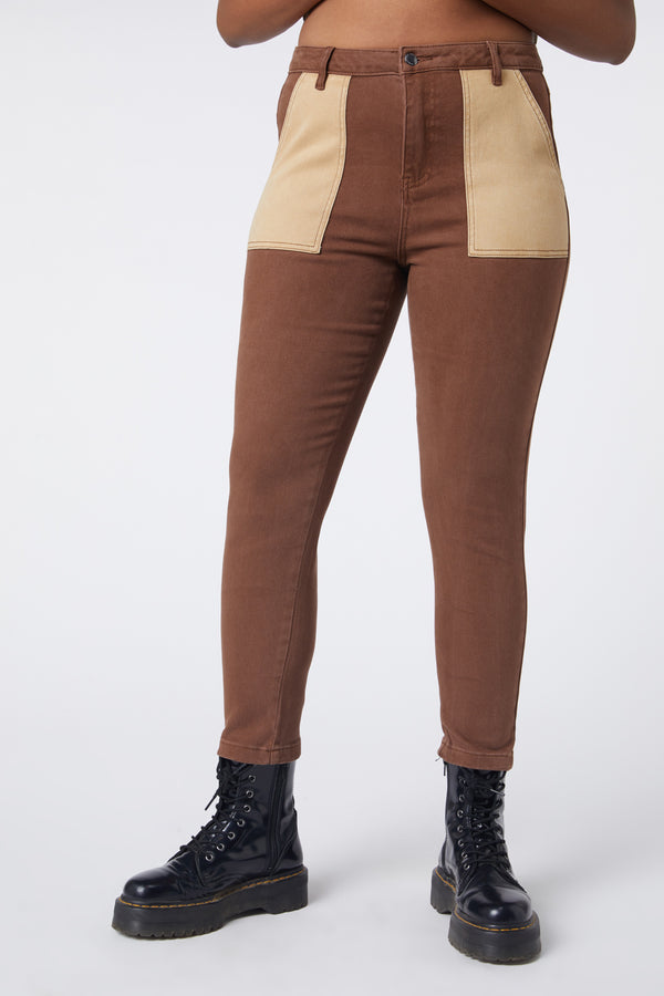brown