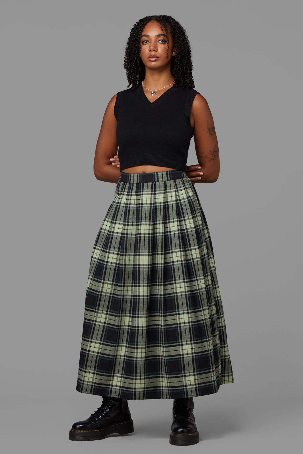 Deals Plaid Skirt