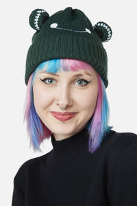Black Friday - Frog Beanie - green