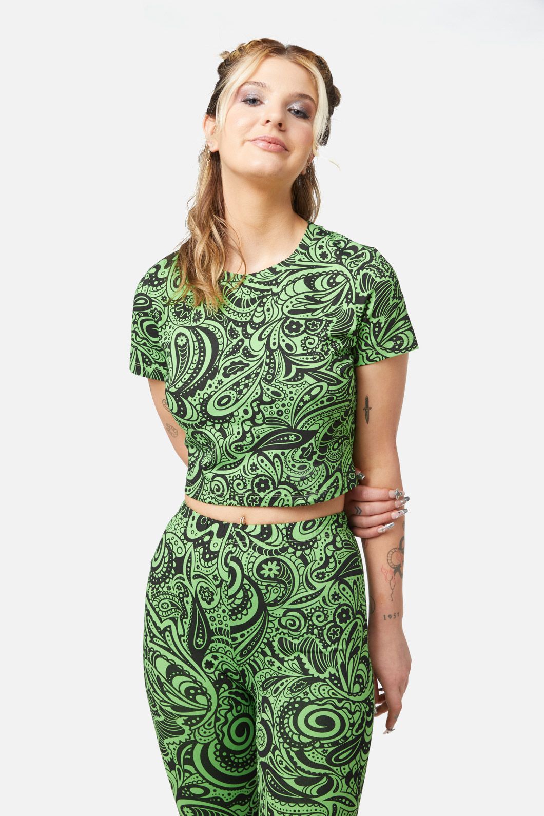 green-black