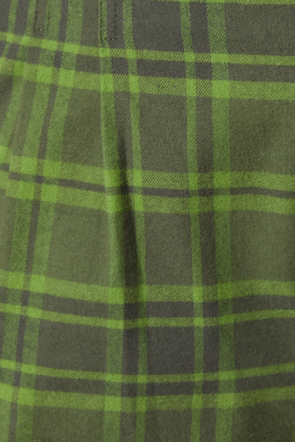 Dangerfield NZ - Meadow Tartan Pants - olive