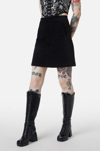 Dangerfield NZ - At The Alter Mini Skirt - black