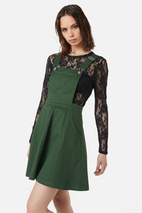 Dangerfield NZ - Unity Bib & Brace Pinafore - green