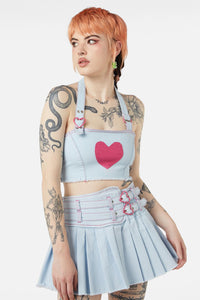 Dangerfield NZ - Kewties Heart Corset - blue