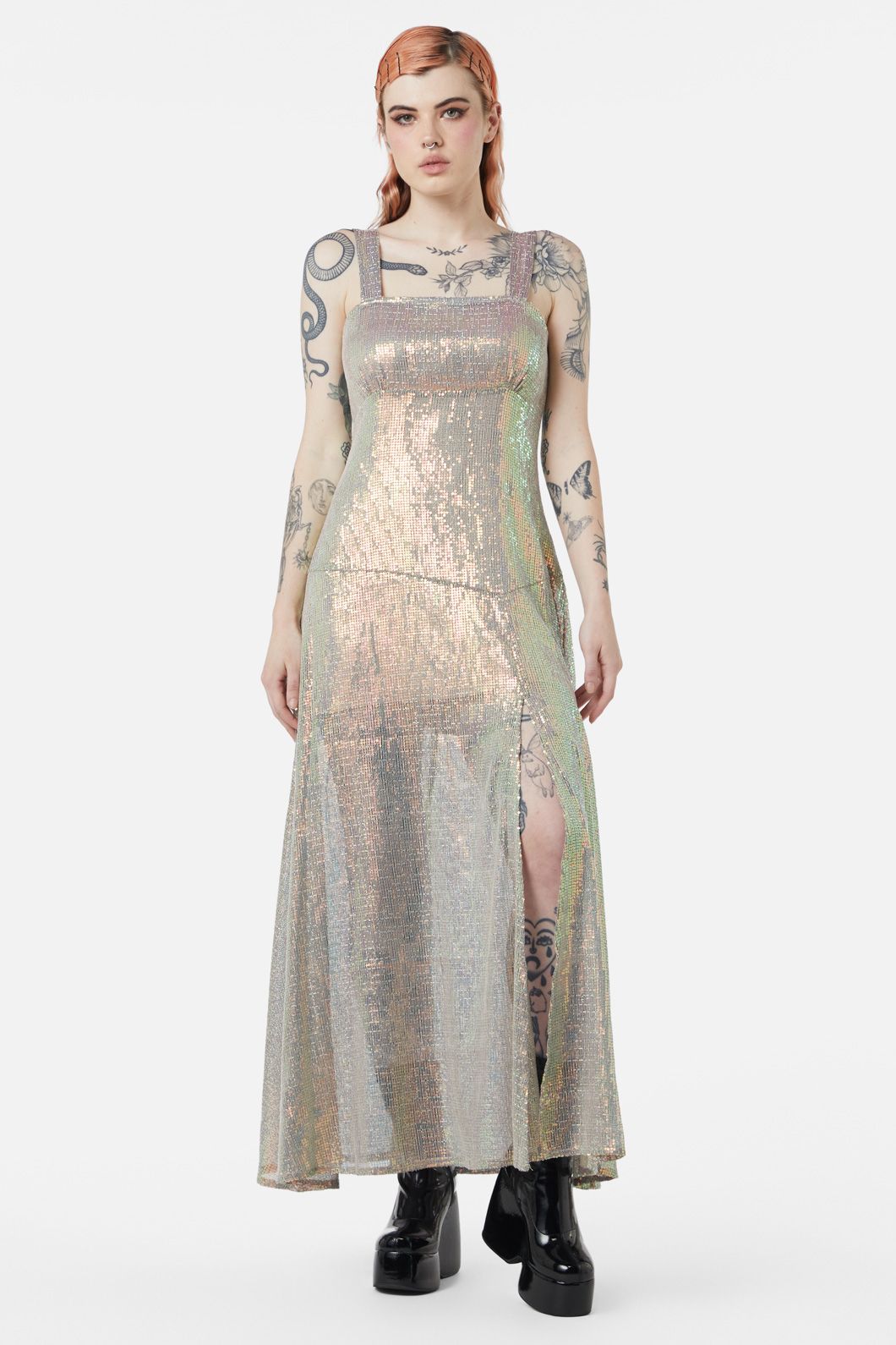 Dangerfield NZ - Gloria Dress - champagne