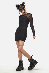 Dangerfield NZ - Hottest B Mesh Dress - black
