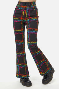 Dangerfield NZ - Hype Queen Flare Pant - black
