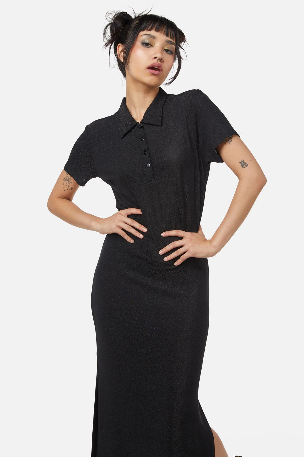Glitter Mesh Midi Dress  Dangerfield NZ