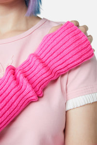 Dangerfield NZ - Long Fingerless Gloves - pink