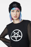 Dangerfield NZ - Pentagram Knit Beanie - black