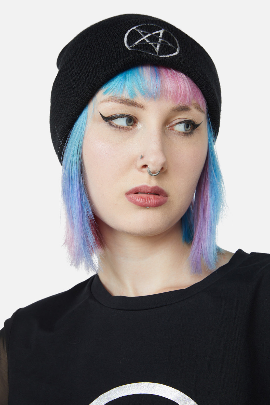 Dangerfield NZ - Pentagram Knit Beanie - black