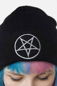 Dangerfield NZ - Pentagram Knit Beanie - black