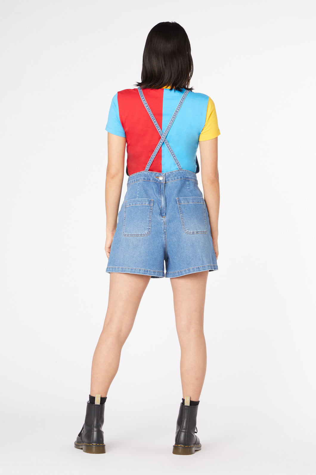 Aggro Bib Denim Playsuit Dangerfield NZ