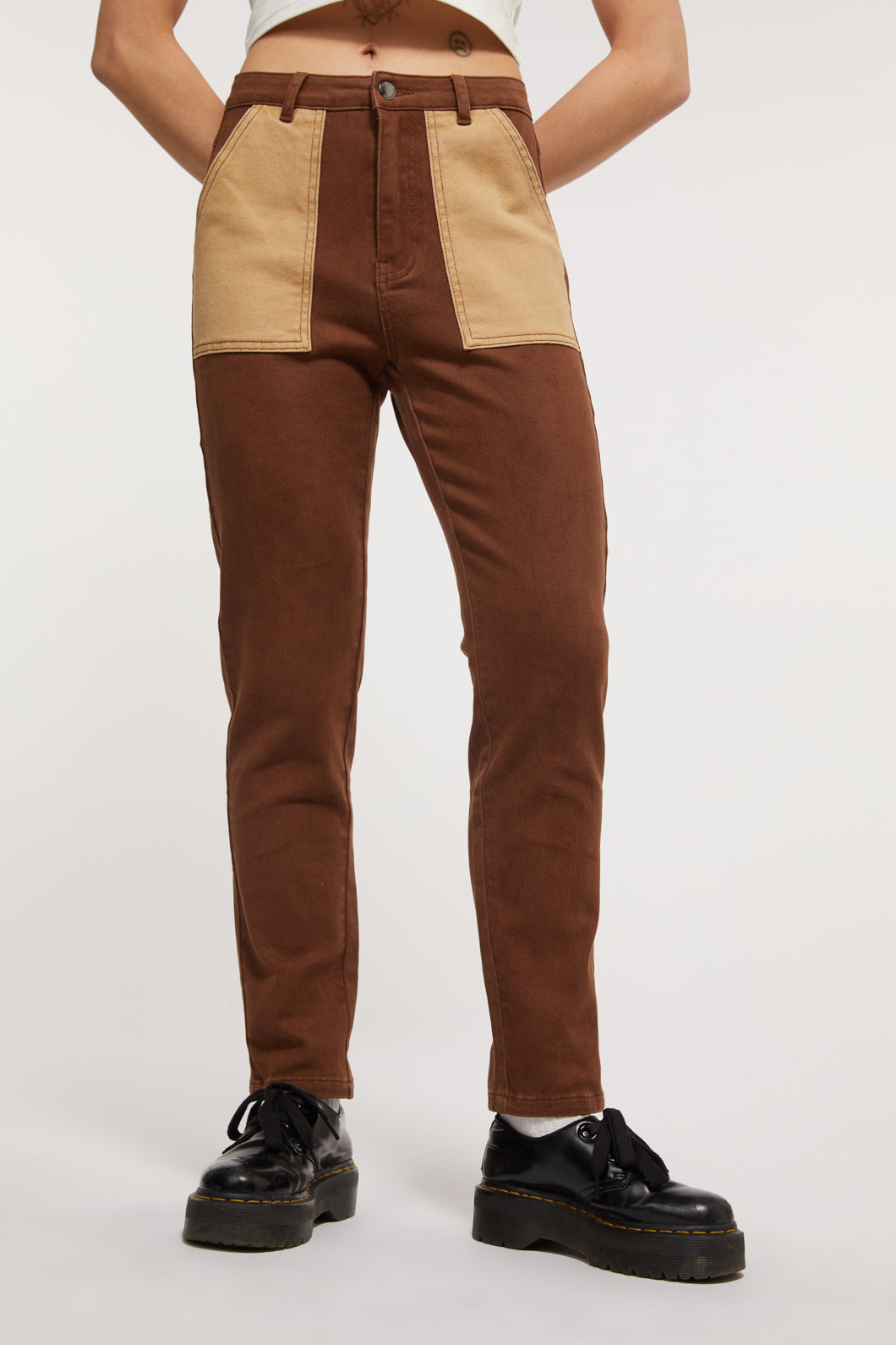 brown