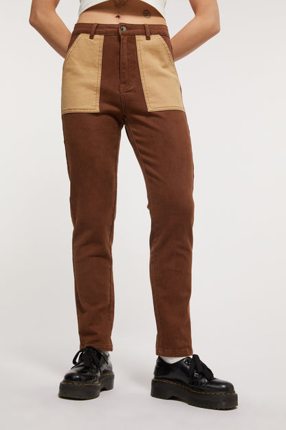 brown