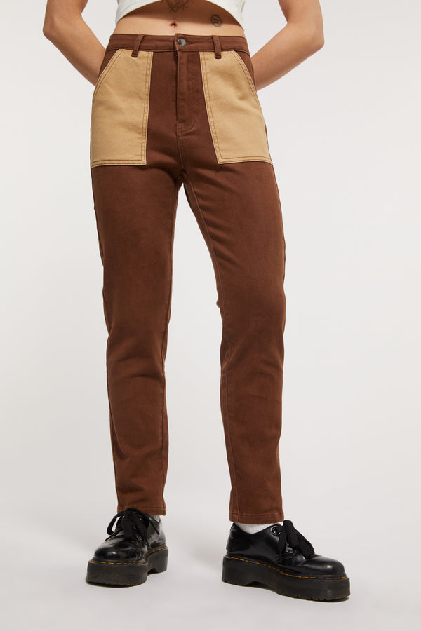 brown