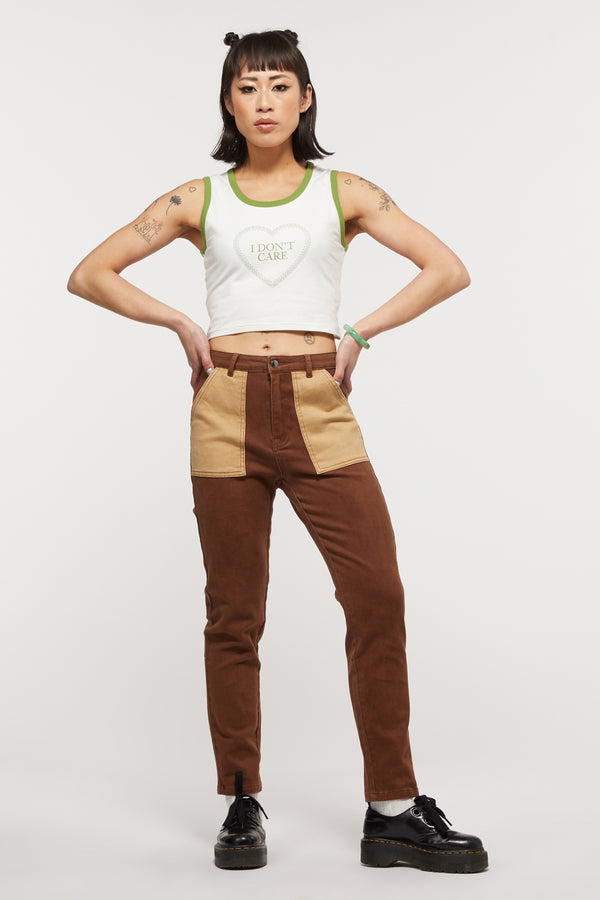 brown