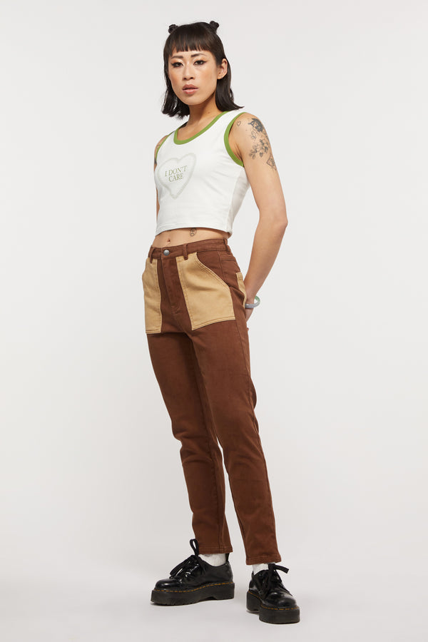 brown