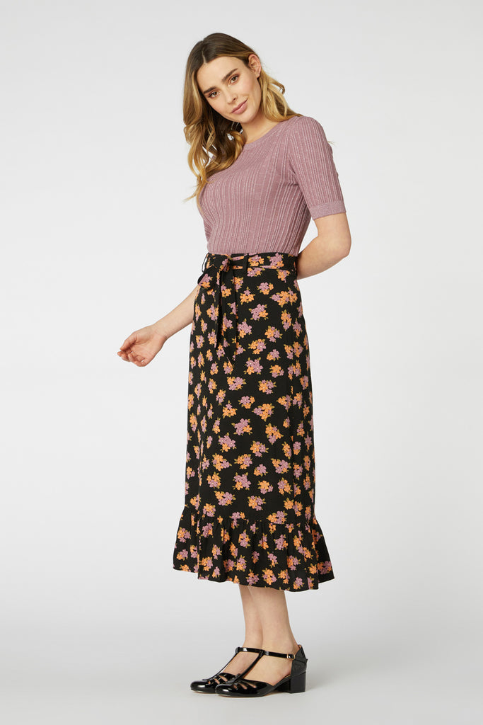 Ida Ditsy Midi Skirt – Dangerfield NZ